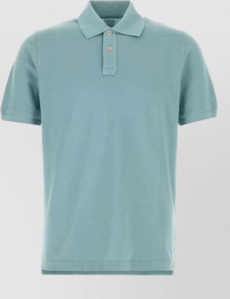 Fedeli piquet shirt polo collar short sleeves