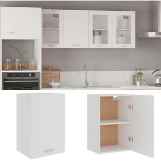vidaXL Mobile Pensile Lyon Bianco 39,5x31x60 cm - Vidaxl
