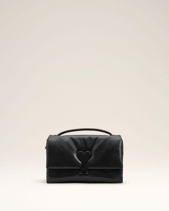 Ami Black Cowhide Leather Voulez-Vous Bag Black - OS - Unisex