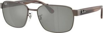 Ray-Ban unisex, Accessoires, Bruin, Maat: 58 MM