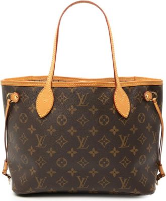 Louis Vuitton Brown Pvc Leather Handbag Tote Bag (Pre-Owned)