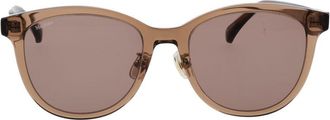 Max Mara Womens Brown Acetate Sunglasses