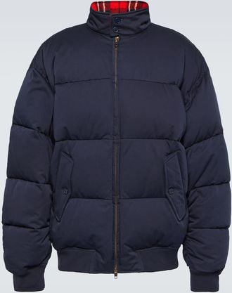Balenciaga Cut-Up Harrington twill down jacket