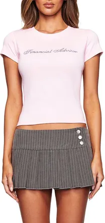 I.AM.GIA Odezia Graphic Top in Baby Pink at Nordstrom, Size X-Small