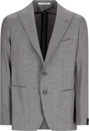 Tagliatore Giacca monopetto con applicazione - Grigio