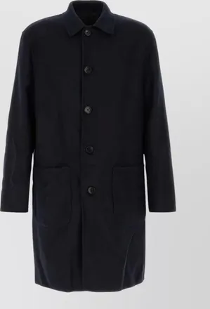 Etro reversible wool-blend single-breasted coat