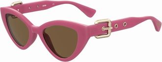 Moschino Mos 142/S Zonnebril - Dames - Zonnebrillen - Roze - 51 MM - Accessoires