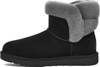 UGG (WMNS) UGG Saniya Mini Suede Classic Boot Black 1153512-BLK