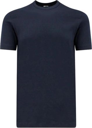 Malo Basis Katoenen T-shirt - Heren - T-shirts - Blauw - XL - Katoen - Tops