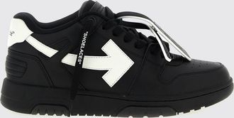 Off-white Sneakers Out Of Office in pelle e mesh con punta traforata e suola in gomma