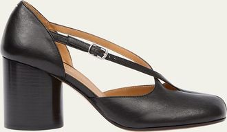 Maison Margiela Tabi Strappy Block-Heel Pumps