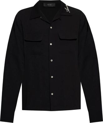 Amiri Logo-embroidered Collar Shirt