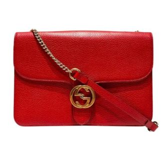 Gucci Pre-owned Cross Body Bags, female, Red, Size: ONE SIZE Pre-owned Vintage Shoulder Bag
