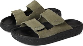 Veja Etna Mens Slippers Kaki Kaki Black : EU 47 (US Mens 12.5) M, Suede