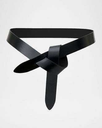 Isabel Marant Lecce Leather Pull-Through Belt