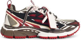 Off-white Off-White-Sneaker Be Right Back in Rot mit Lear-Mischung