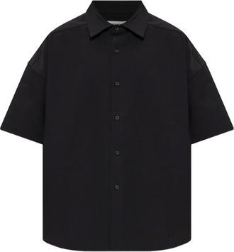 Entire studios Camicia a maniche corte con bottoni - Nero