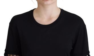 Dolce & Gabbana Tassel-Trimmed Cotton Blouse - Black