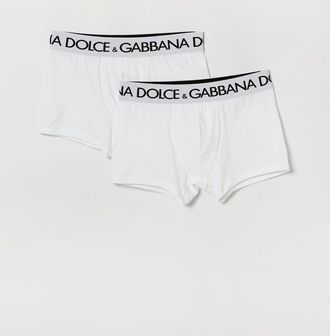 Dolce & Gabbana Boxer slim fit in cotone stretch con fascia logata