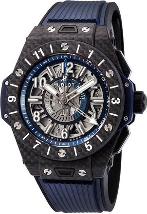 Hublot Big Bang Unico GMT Automatic Skeleton Dial Mens Watch 471.QX.7127.RX