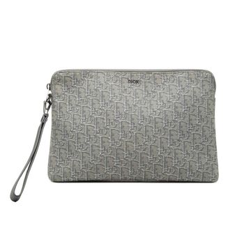 Dior Pre-owned Dior Oblique Canvas A4 Zipped Pouch Ladies 7RBPR1R9FV9QRRDS