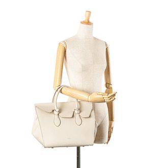 Celine Pre-owned Womens Seau Sangle Bucket Bag - Ivory Leather - One Size