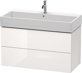 Duravit Duravit L-cube Mueble Bajo Lavabo Suspendido, 2 Cajones