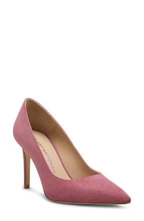 Stuart Weitzman Stuart Power 85 Pump in Dusty Berry at Nordstrom, Size 8.5