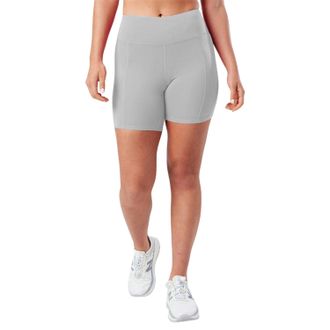 NATHAN Dames/Dames Slim Shorts (Grijze Mist)