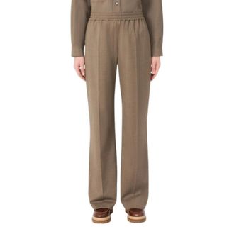 Max Mara Wkd Petra - Dames - Broeken - Bruin - Maat: 2XS Wol