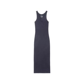 Zadig&Voltaire Ink Cutout Maxi Jurk - Dames - Maxi kleedjes - Grijs - M - Kleedjes