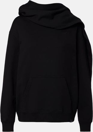 Courrèges Courrèges Felpa asimmetrica in jersey di cotone