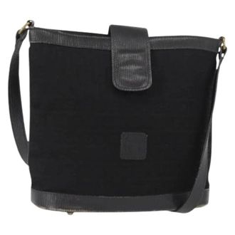 Fendi Borsa a secchiello in tela Pre-owned - - Pre-owned - Donna - Nero - ONE SIZE