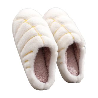 Generic Winter Slippers for Women Men Comfy Casual Non-Slip Warm Thick Soled Indoor Slipper Warm Cozy Plush Fuzzy Memory Foam Slippers