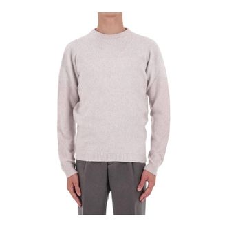 Roberto Collina Nuvola Crewneck Trui - Heren - Truien - Grijs - Maat: M Zijde