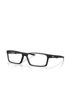 Oakley 59mm Rectangle optical glasses in Black at Nordstrom