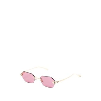 Cartier Sunglasses, female, Yellow, Size: 55 MM Ct0636S 003 Sunglasses