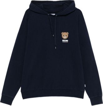 Moschino Navy Blue Teddy Bear Hoodie