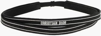 Dior Elastic Fabric AIMEDIOR Headband with Embroidered Logo size S
