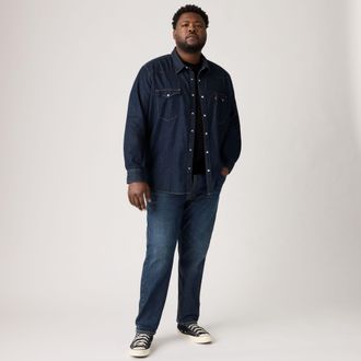 Levi's 502 Taper Jeans (Big & Tall) - Mens - 38X38 - Dark Wash / Do Yourself A Favor Advanced