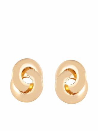 Dior Orecchini a clip Pre-owned anni 80 - Oro