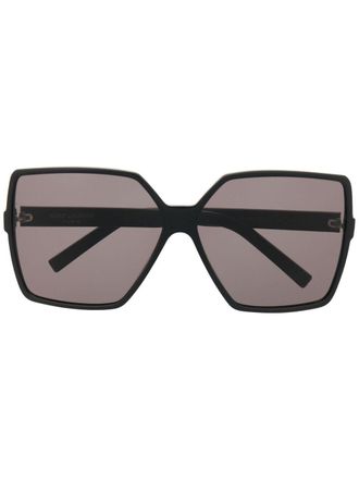 Saint Laurent Eyewear oversized-frame sunglasses - Black