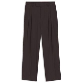 BOSS Oversized-fit trousers in twill