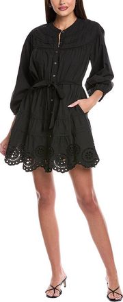 Velvet Balloon Sleeve Shirtdress