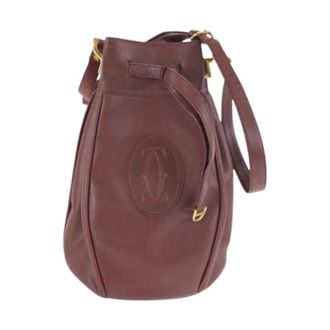 Cartier Pre-owned Bucket Bags, female, Red, Size: ONE SIZE Pre-owned Pochette Shoulder Bag