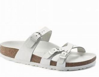 Birkenstock Womens Franca Sandal In White