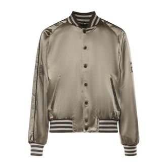 Golden Goose Bomber Jackets, male, Green, Size: L Journey Bomber Jacket Panfilo