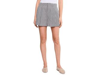 Blank NYC Picnic Party Gingham Shorts in Black/White Womens Shorts Black/White : 27, Cotton/Denim/Polyester