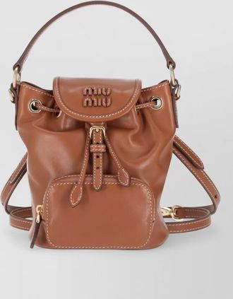 Miu Miu softy bucket bag shoulder strap handle