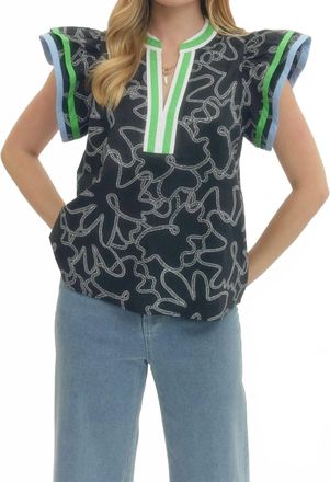 Entro Womens Steal The Night Top In Blue